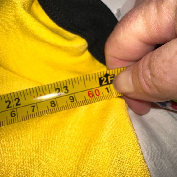 Lularoe 2X yellow with black trim Liv graphic T. NWT “Take me to the weekend” - Picture 6 of 7